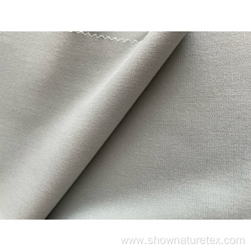 recyled polyester rayon spandex twill suitting fabric